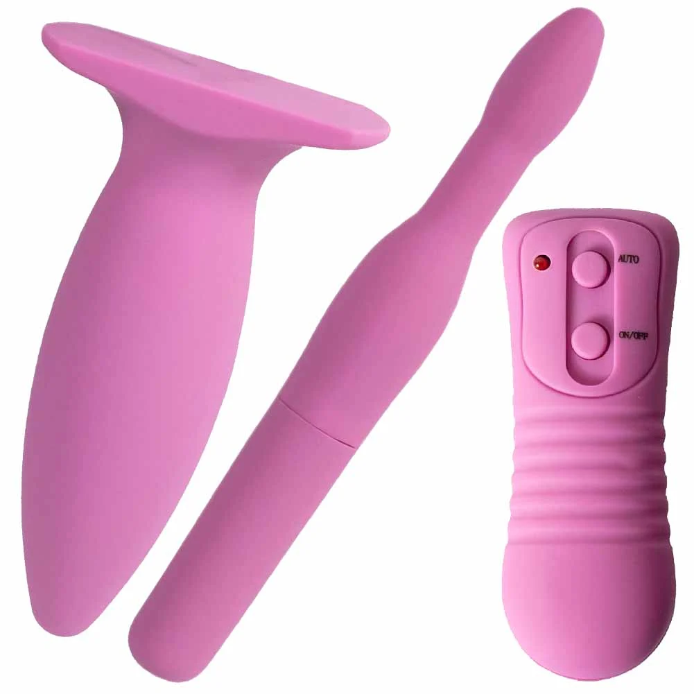 My 1st Anal Explorer Vibrating Butt Plug and Probe Kit, Pink