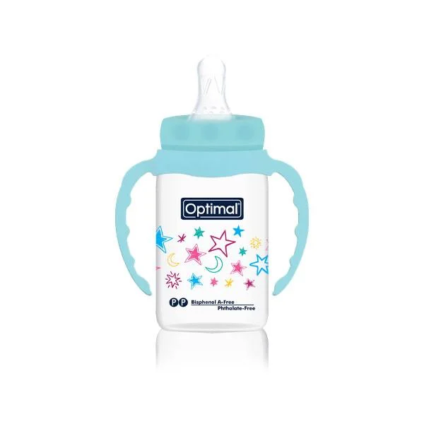 Narrow Neck Feeding Bottle With Handle 140 ML