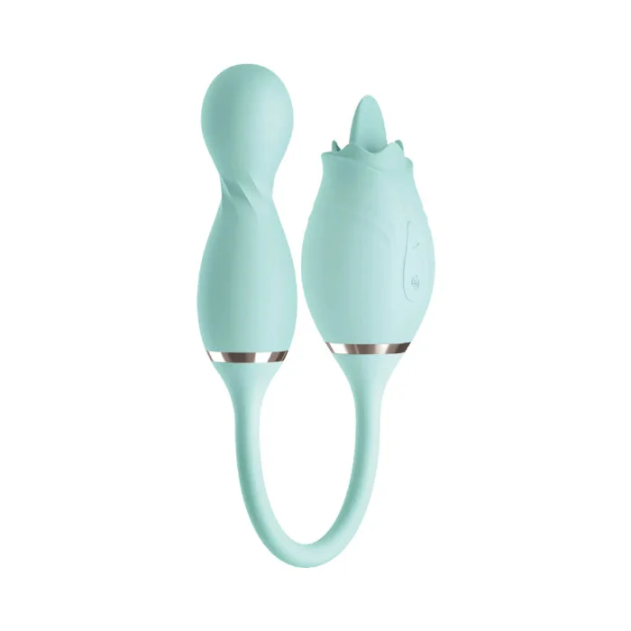 Nasstoys Blaze Exciter Vibe Rotating Egg Flexible Vibe With External Tongue Stimulator