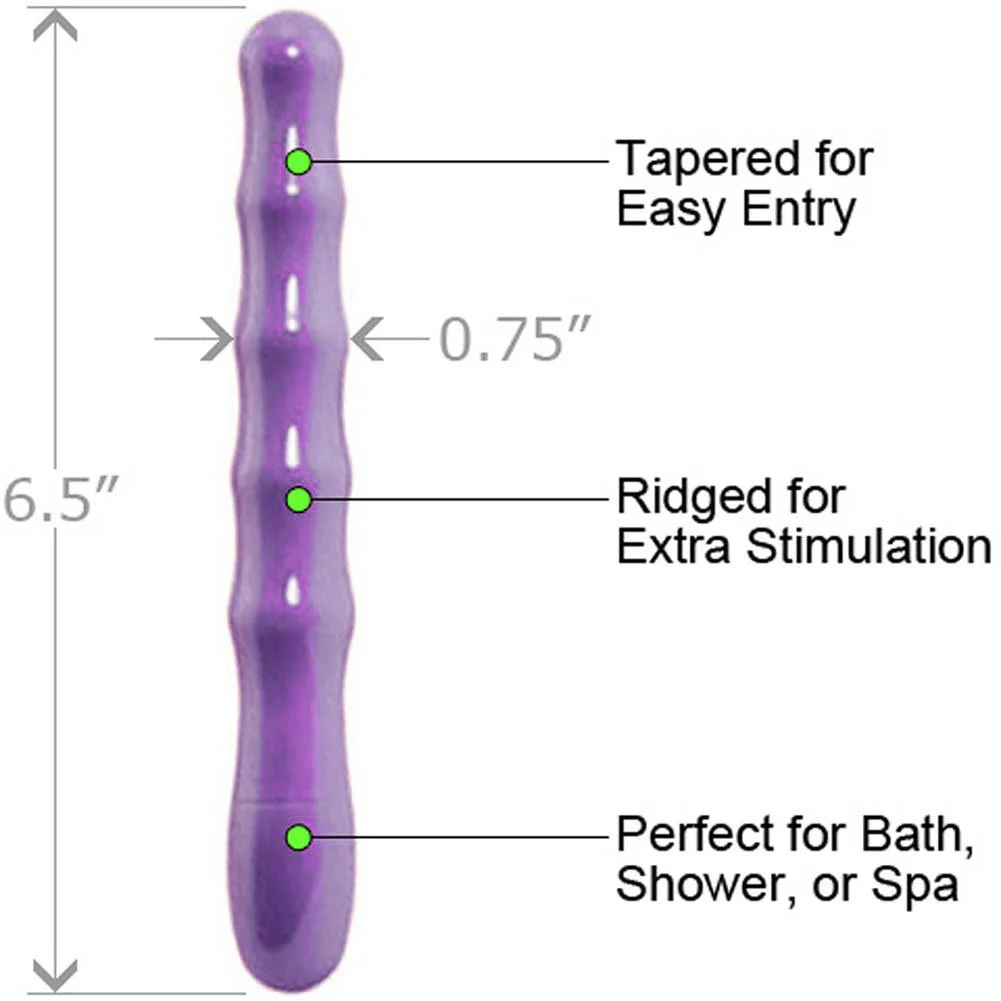 Nasstoys My First Anal Slim Vibrating Anal Probe, 6.5", Purple