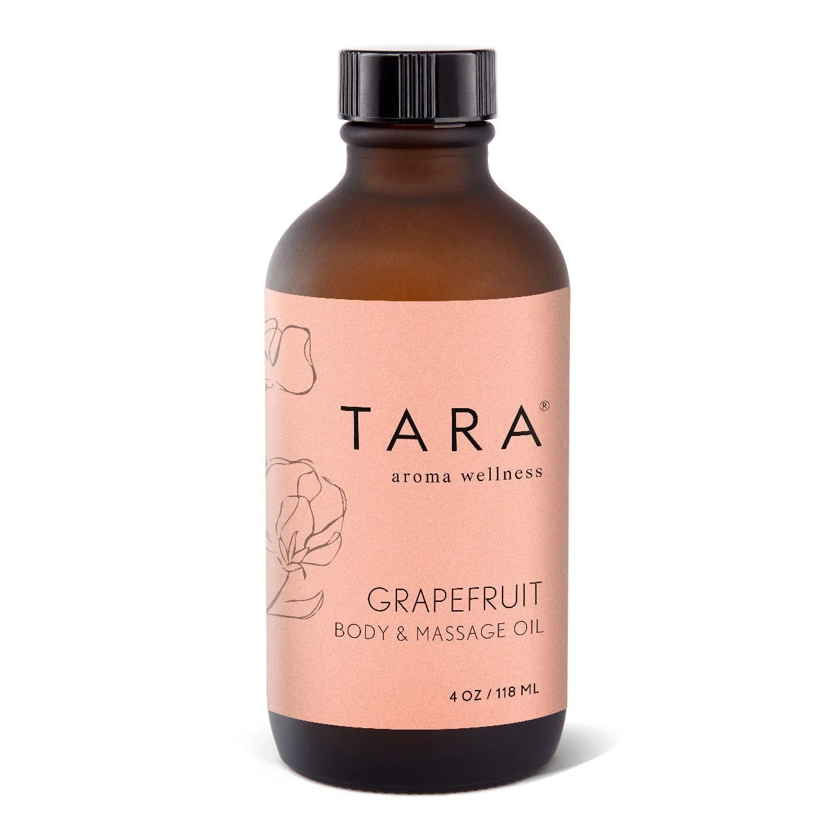 Naturally Scented Body & Massage Oil - Grapefruit (4 oz)