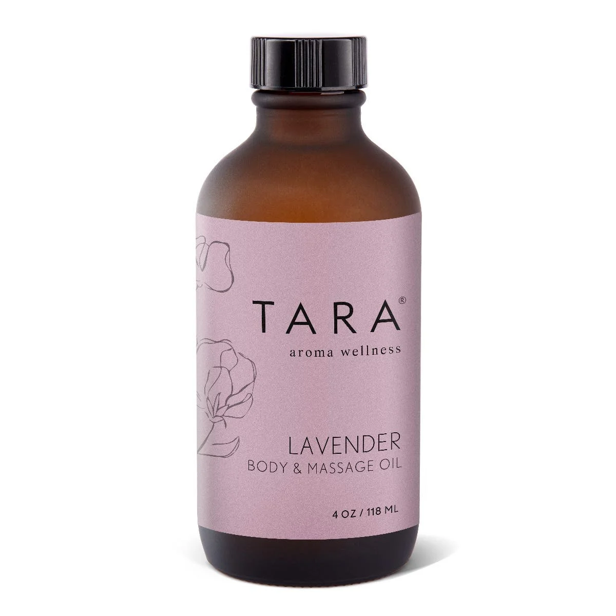 Naturally Scented Body & Massage Oil - Lavender (4 oz)
