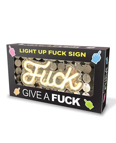Neon Light Up Fuck Sign