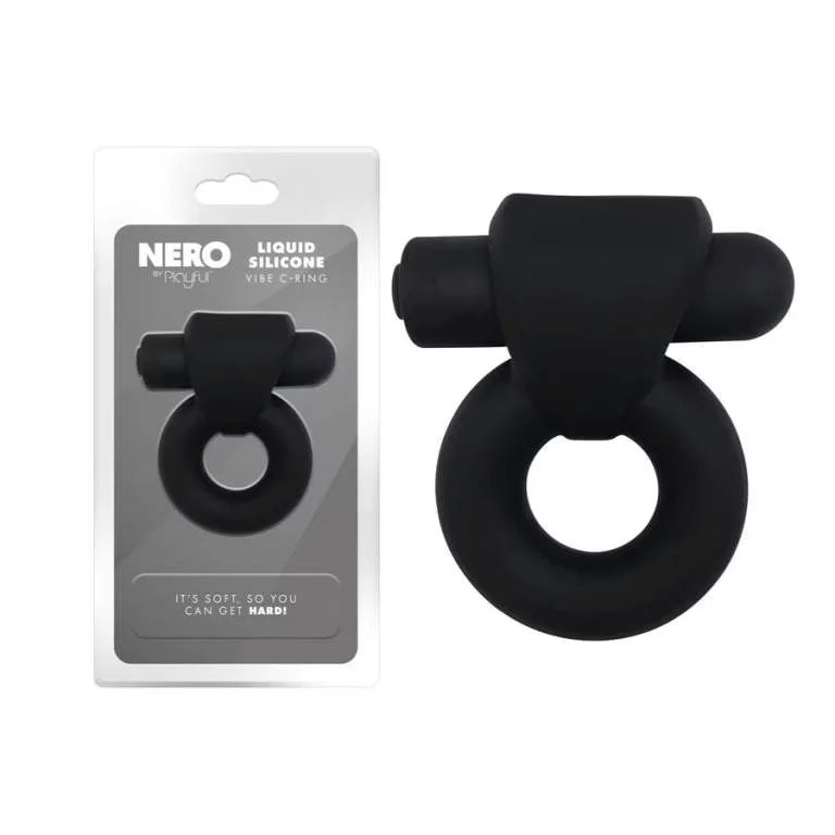 NERO LIQUID SILICONE COCK RING