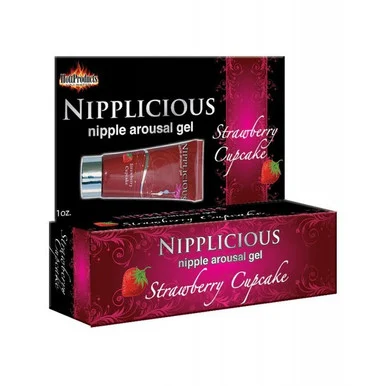 Nipplicious Nipple Arousal Gel 1 oz - Strawberry Cupcake