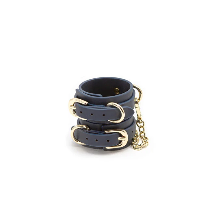 NS Novelties Bondage Couture Vegan Leather Wrist Cuffs