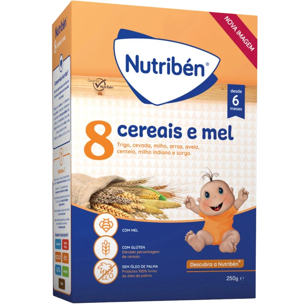 Nutribén Porridge 8 Cereals and Honey From 6 Months