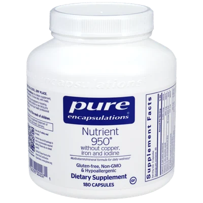 Nutrient 950 W/O Cu,Fe & I (Pure Encapsulations)