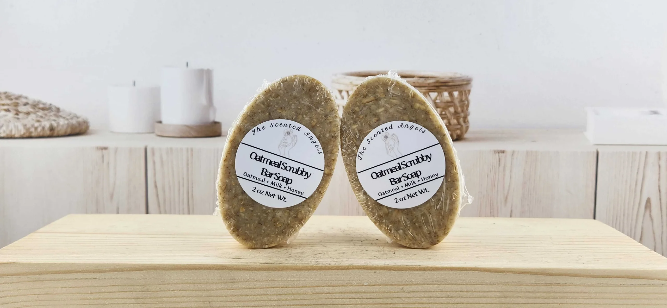 Oatmeal Scrubby Bar Soap - 2 oz and 5 oz options