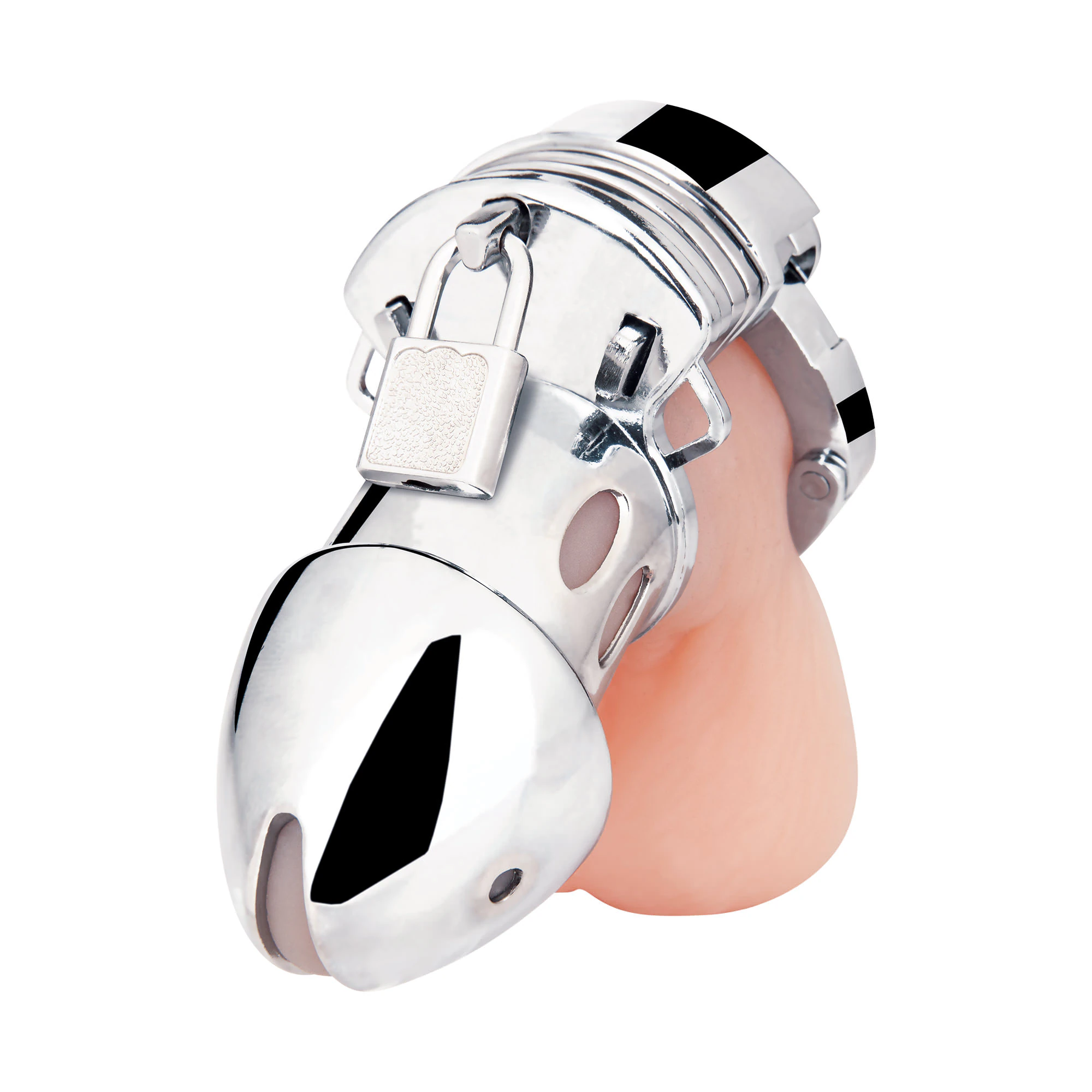 obedience stainless steel cock cage