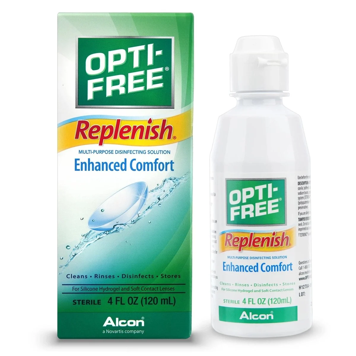 Opti Free Replenish Sodium Citrate / Sodium Chloride / Boric Acid Contact Lens Solution