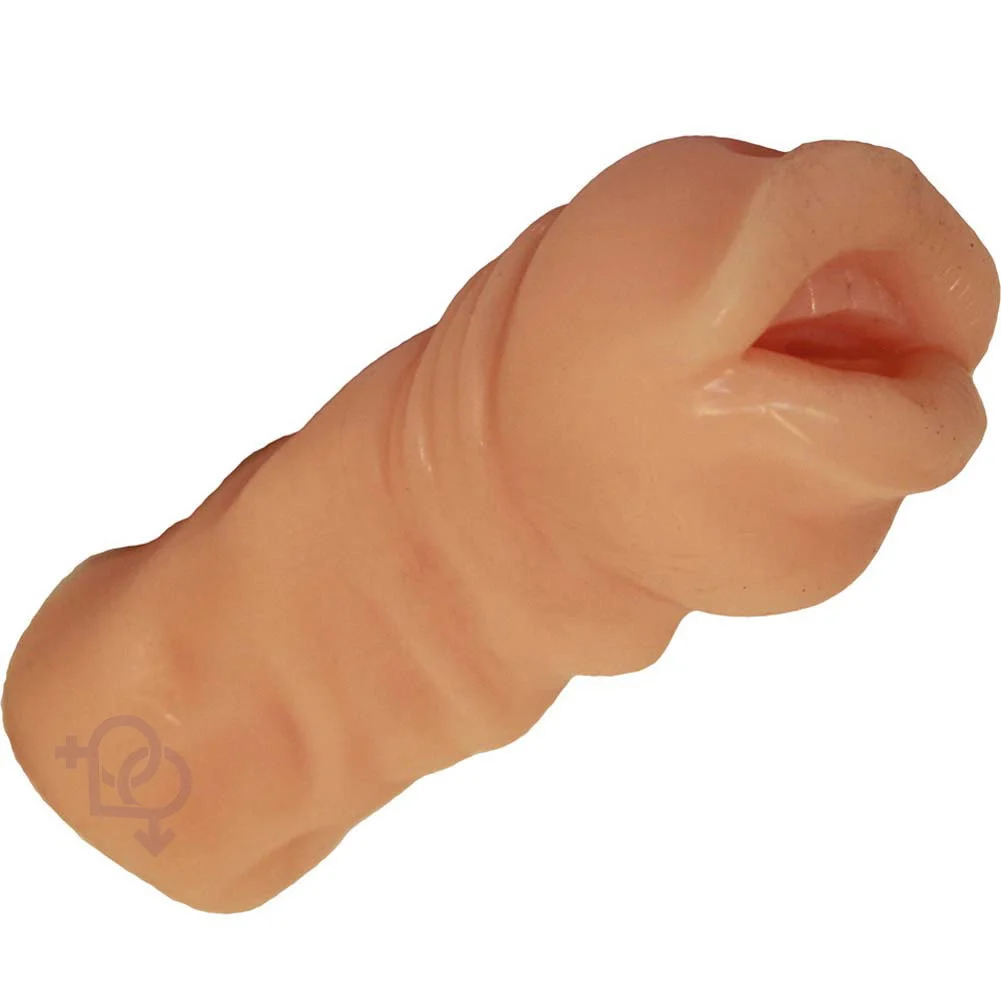 OptiFlesh Hot Mouth Masturbator, 5.5", Vanilla