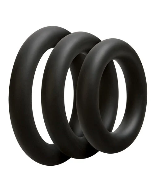 OptiMale C Ring Kit - Thick Black