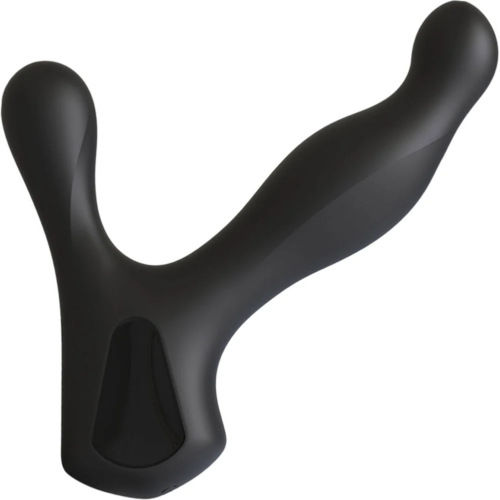 OptiMALE Rimming Rechargeable Prostate Massager, 7", Black