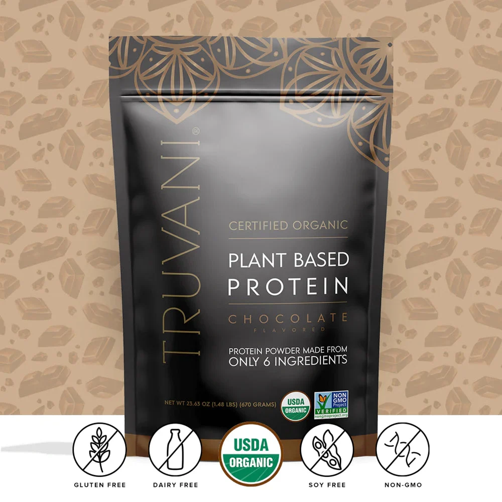 Organic Chocolate Plant Based Protein Powder