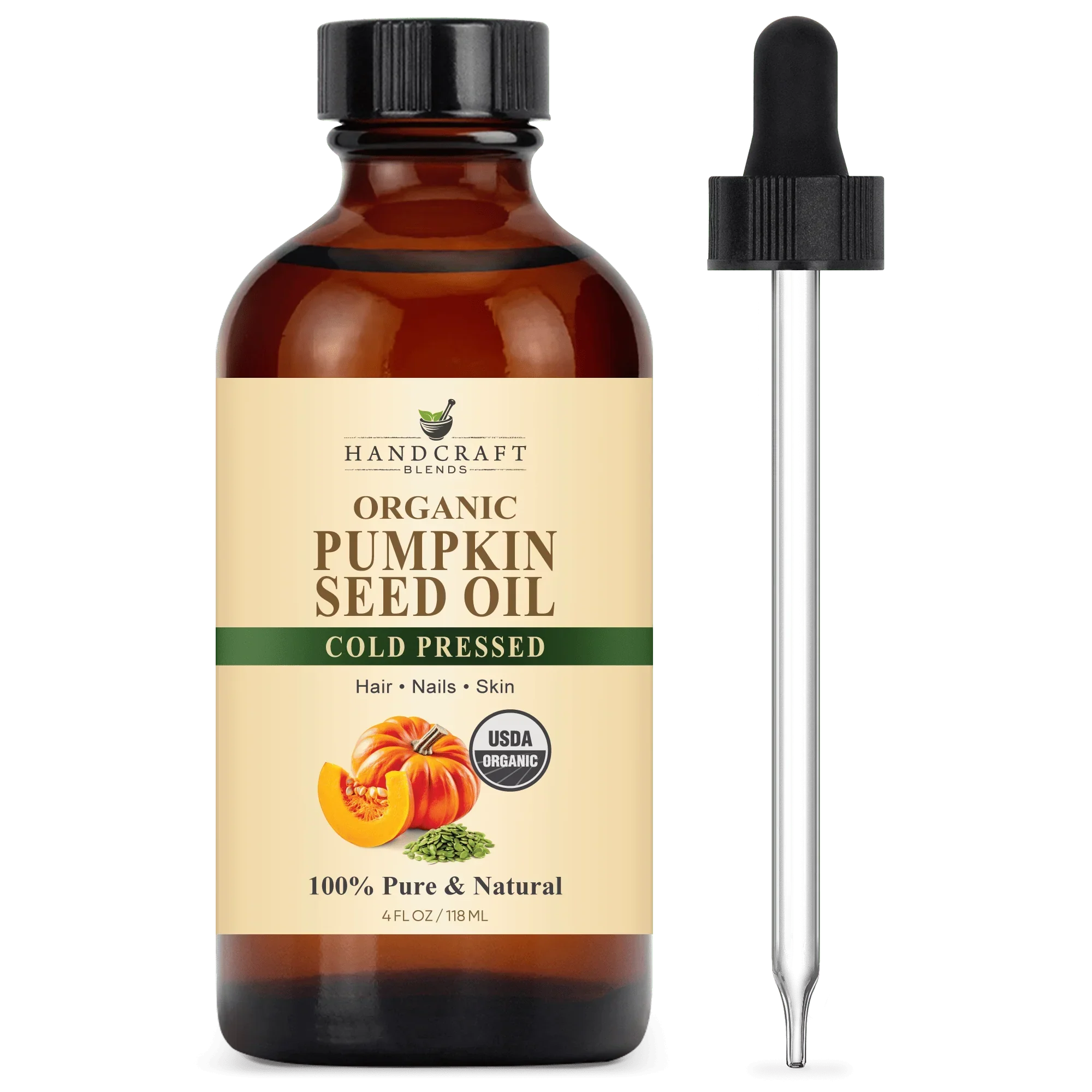 Organic Pumpkin Seed Carrier Oil