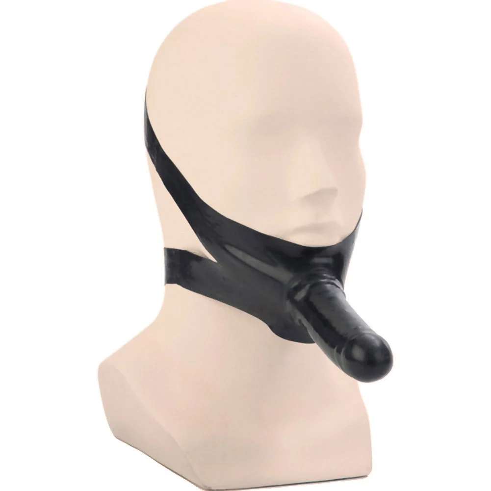 Original Accommodator Over the Face Strapon Dong, 5.25", Black