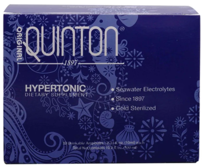 Original Quinton Hypertonic Ampoules (Quicksilver Scientific)