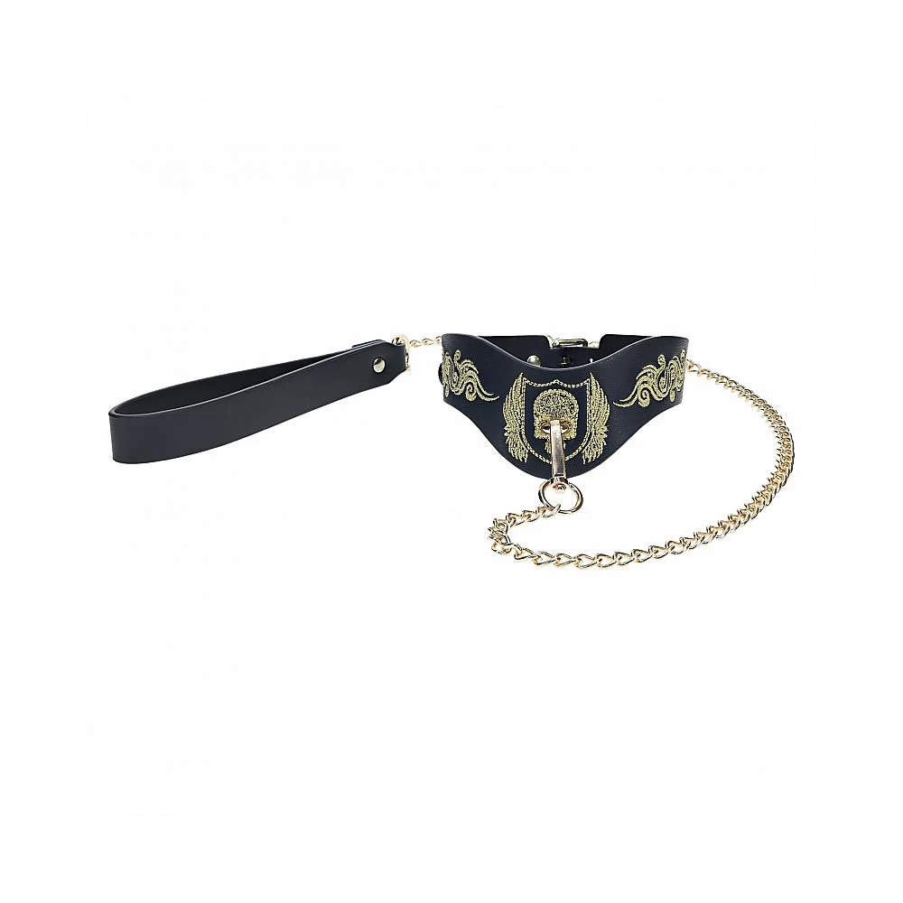 OUCH LONDON COLLECTION COLLAR WITH LEASH