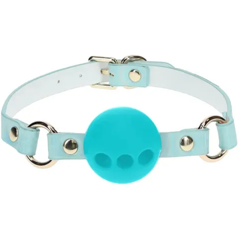 OUCH PARIS SILICONE BALL GAG BLUE