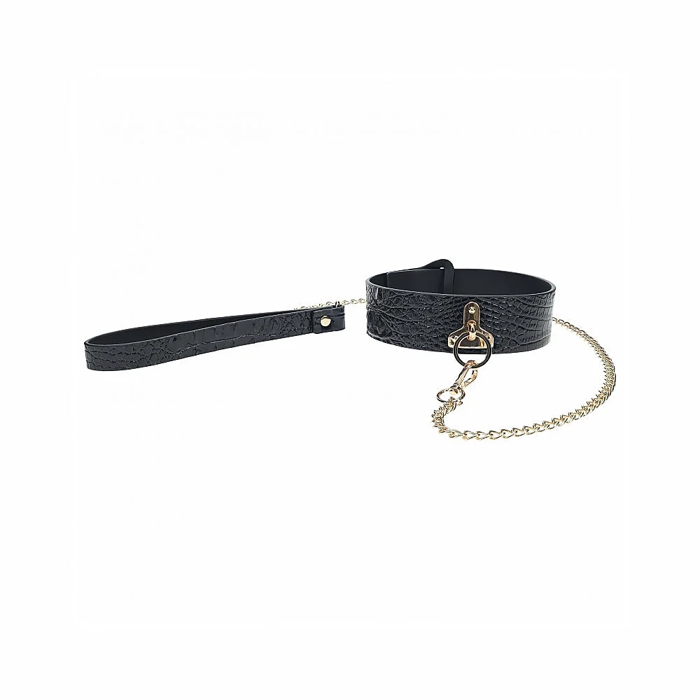 OUCH ROME COLLECTION COLLAR WITH LEASH
