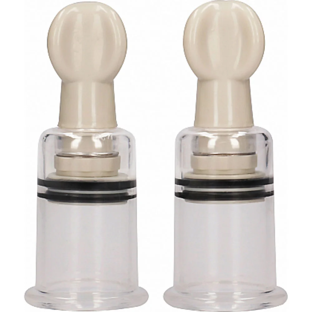 Ouch Small Suction Cup Nipple Enhancers, 1.75", Clear