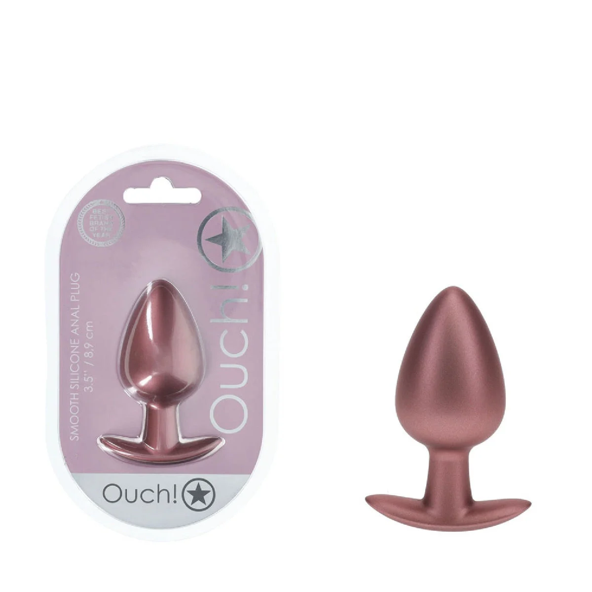 Ouch! Smooth deep rose gold plug