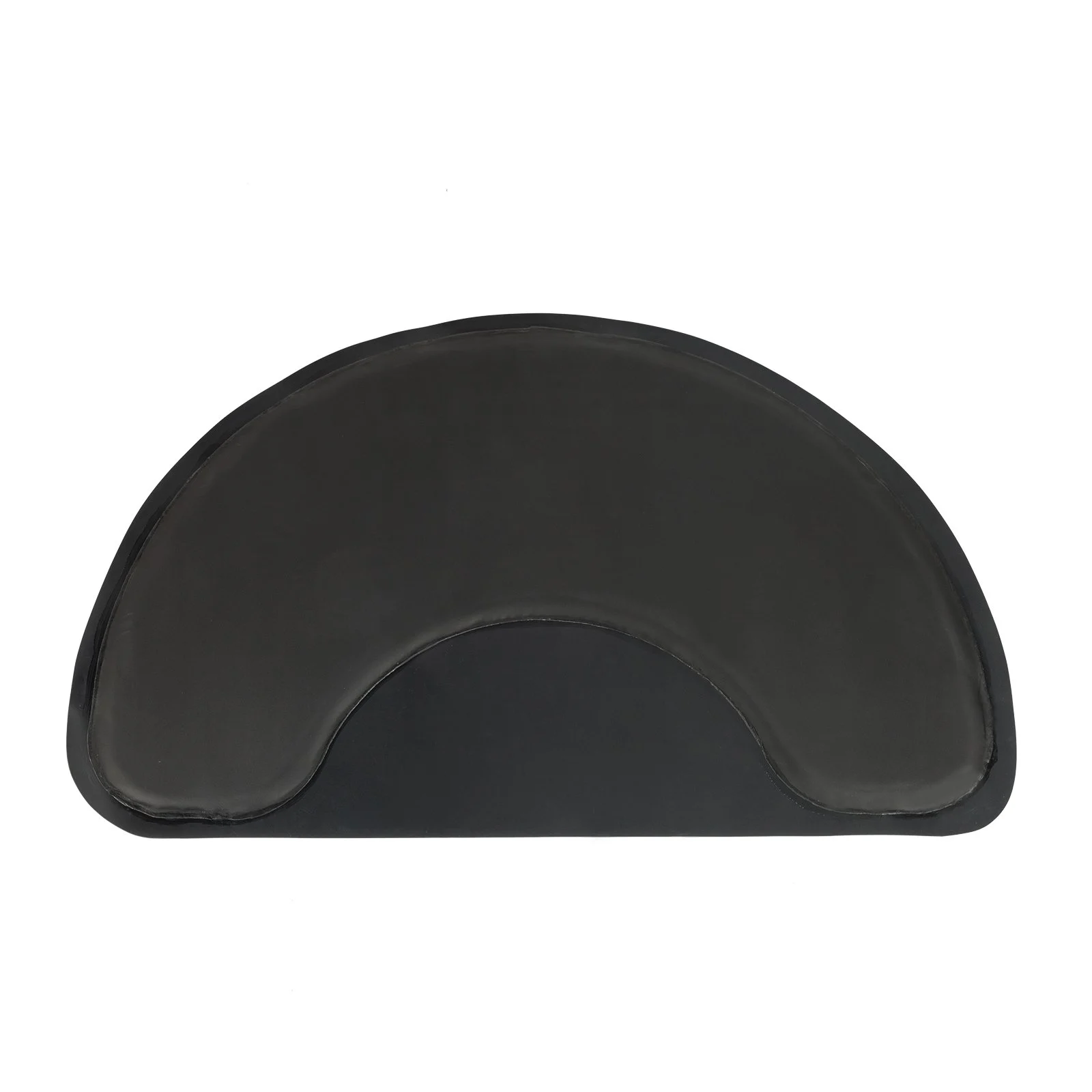 Outer Circle, Inner Circle, 3ft X4.5ft X1-2in, PVC NBR, Black Salon Mat