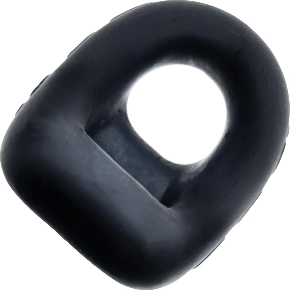 OxBalls 360 Dual-Use Penis Ring and Ballstretcher, Night Black