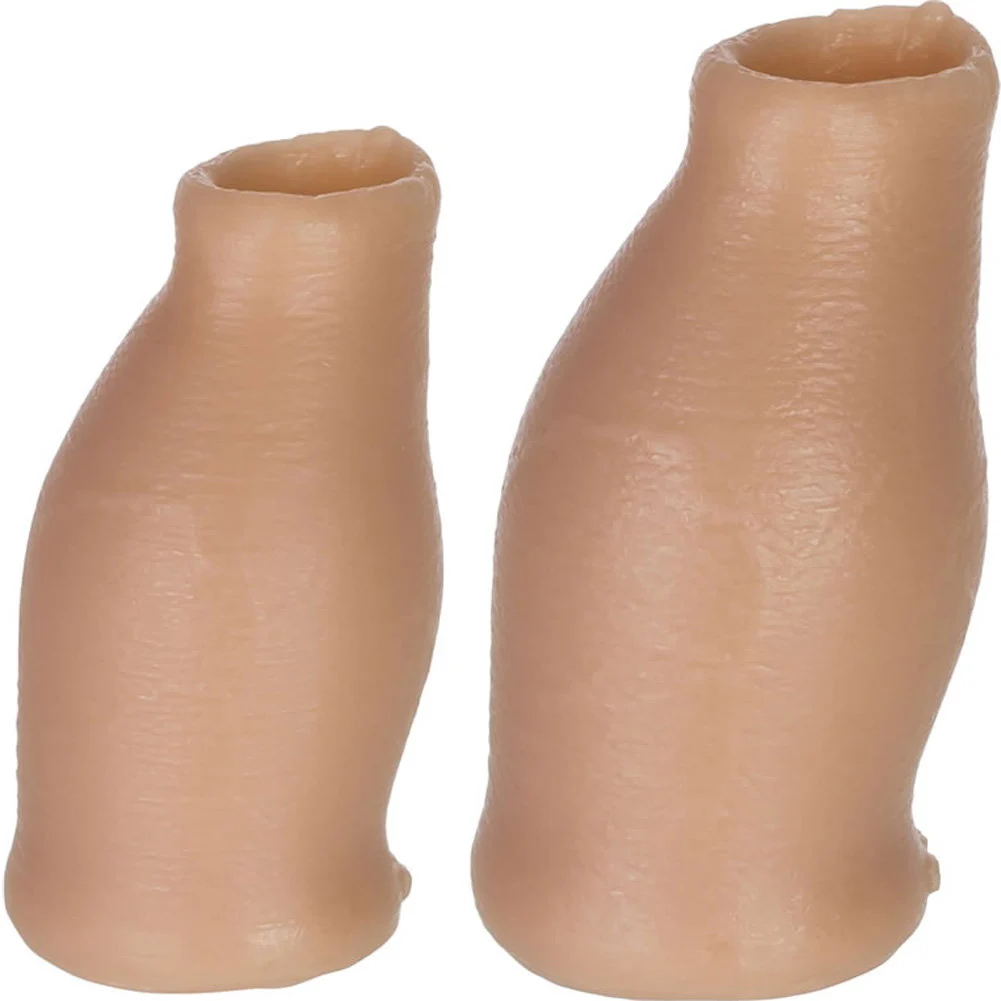 OxBalls Hood Moreskin Faux Foreskin Sleeves, Medium/Large, Vanilla
