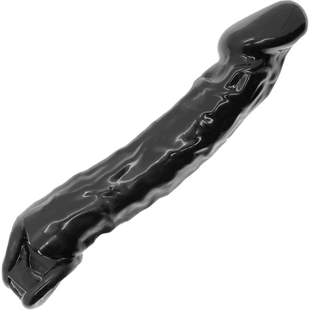 OxBalls Muscle Ripped Cocksheath, 9.25", Black