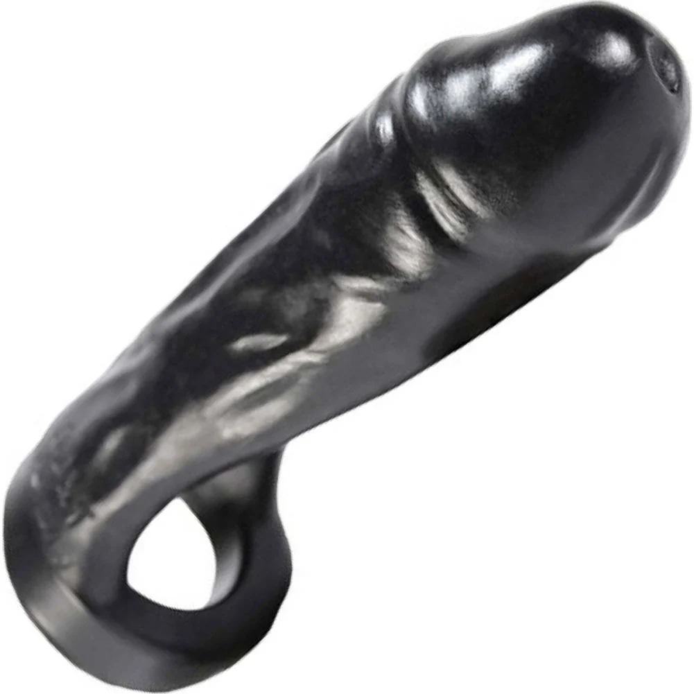 OxBalls Thick Thug Double Fucker, 7.25", Black