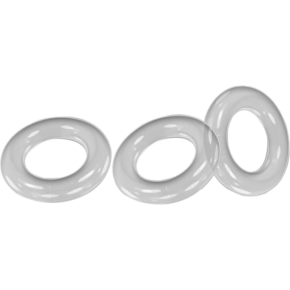 Oxballs Willy Rings 3-Pack Penis Rings, 1.5", Clear