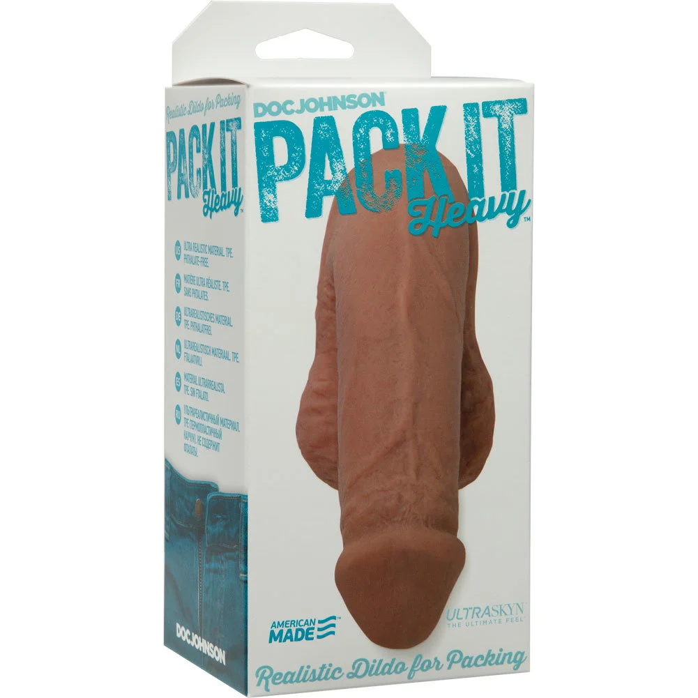 Pack It UltraSKYN Packing Dildo, 5.5", Caramel/Heavy
