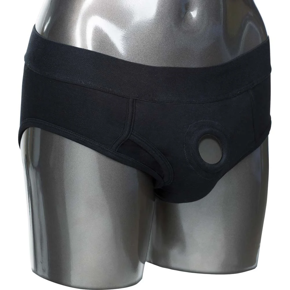 Packer Gear Brief Harness, Extra Small/Small, Black