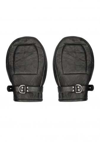 PAIN BONDAGE MITTENS PADDED WITH METAL TEETH