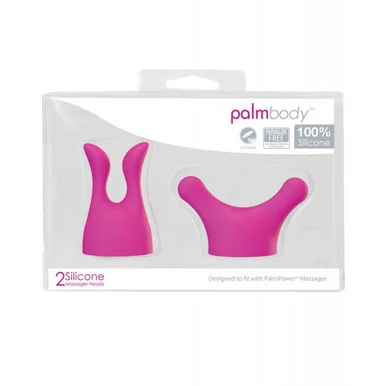 PalmBody Silicone Massager Head Attachments - 2pk