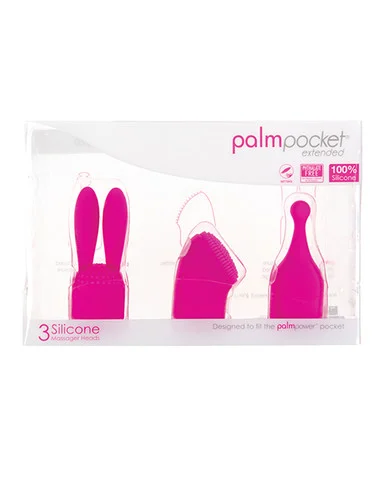 PalmPocket Extended Silicone Attachments - 3pk