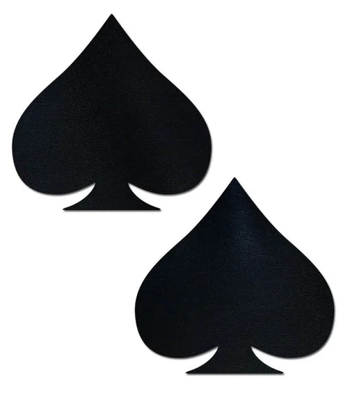 Pastease Black Spade Nipple Pasties