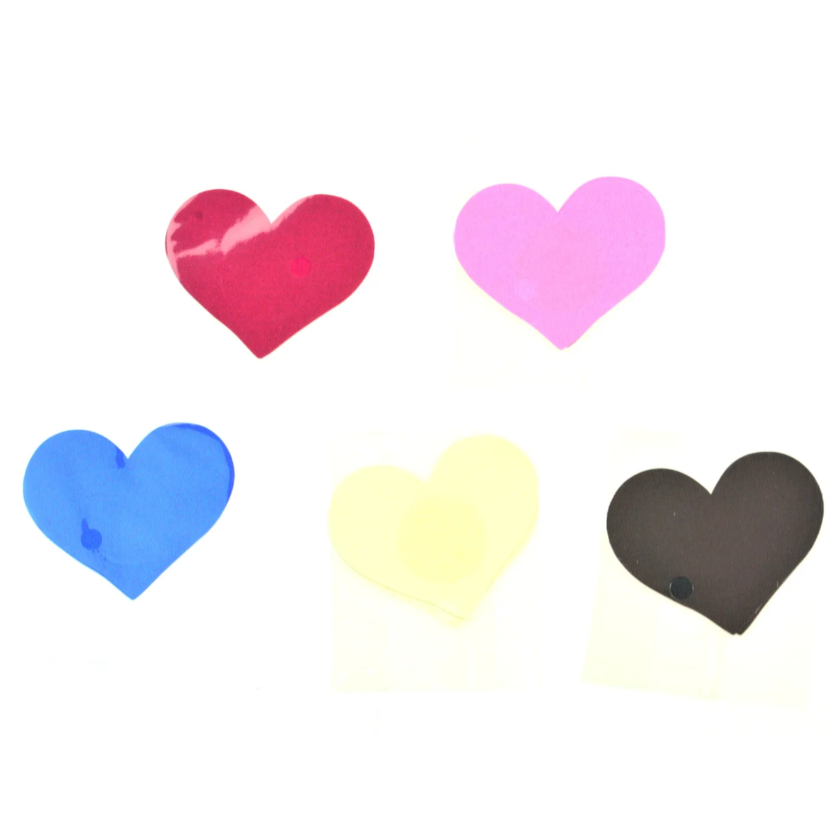 Pasties Small Assorted Hearts5 pack Nipple covers
