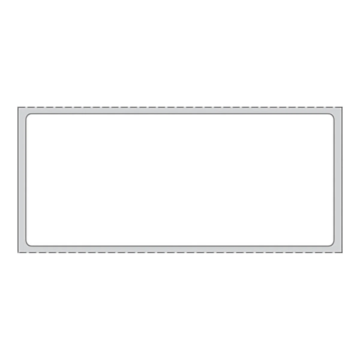 PDC White Blank Thermal Label