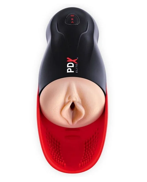 PDX Elite Fuck-O-Matic Stroker Rechargeable Masturbator - Pussy