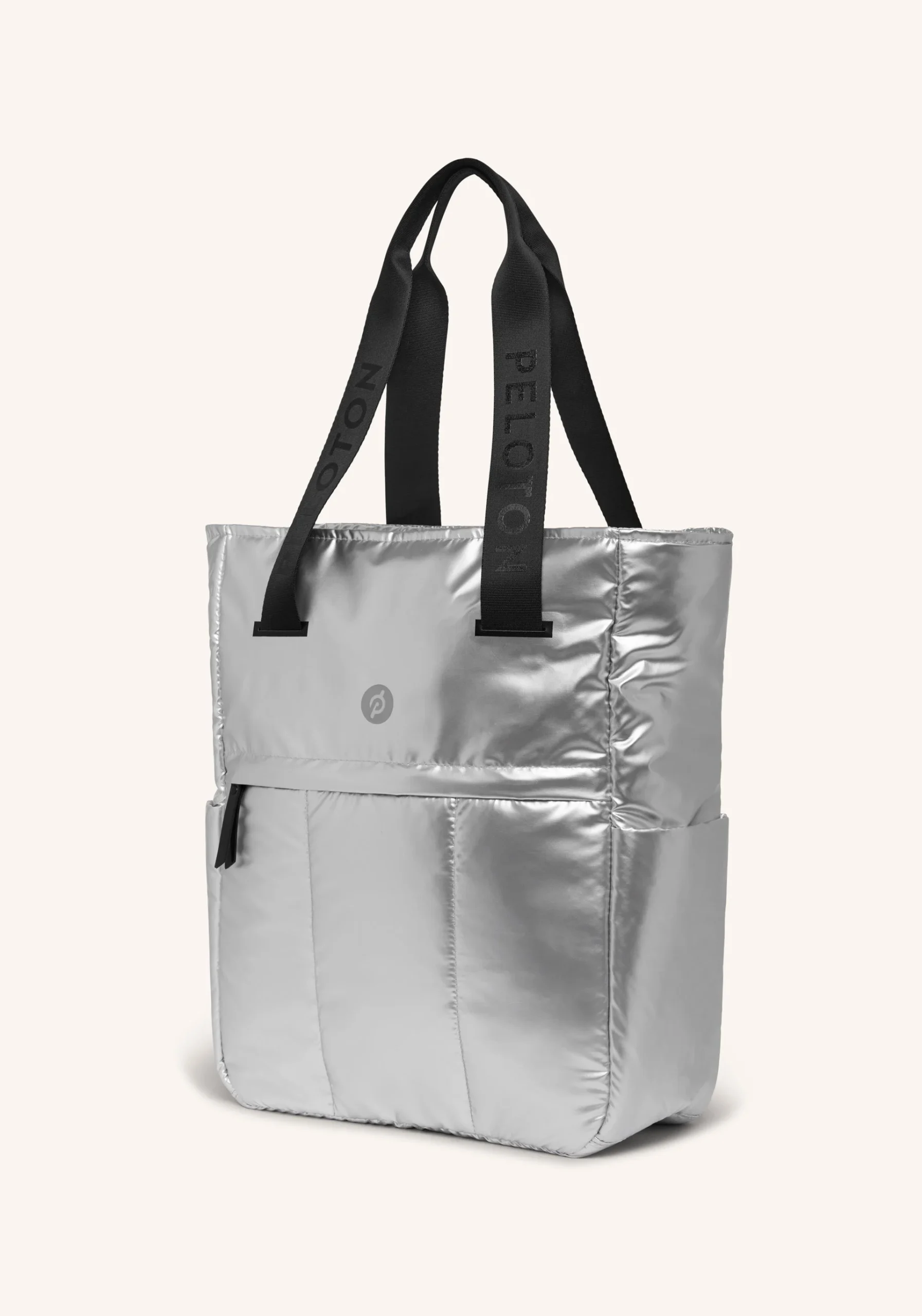 Peloton Metallic Puffer Tote