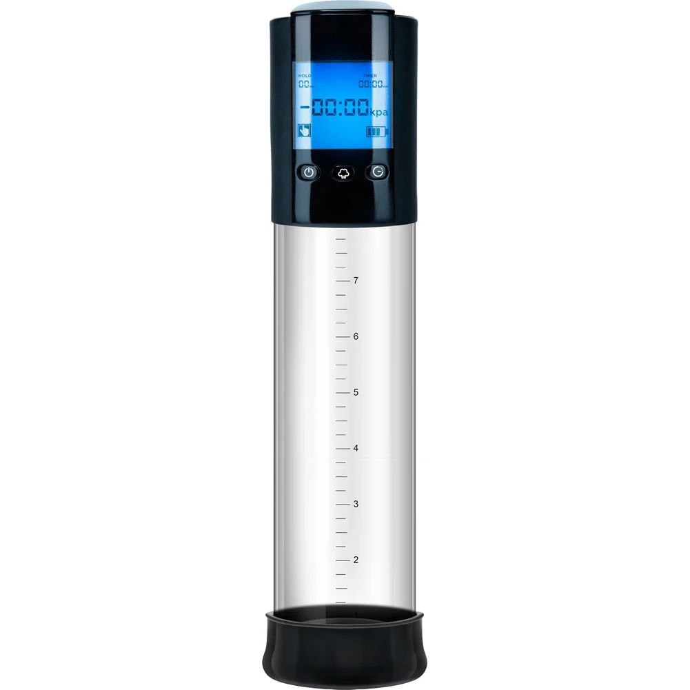 Performance VX10 Automatic Smart Penis Pump, 8.5" by 2.4", Clear/Black