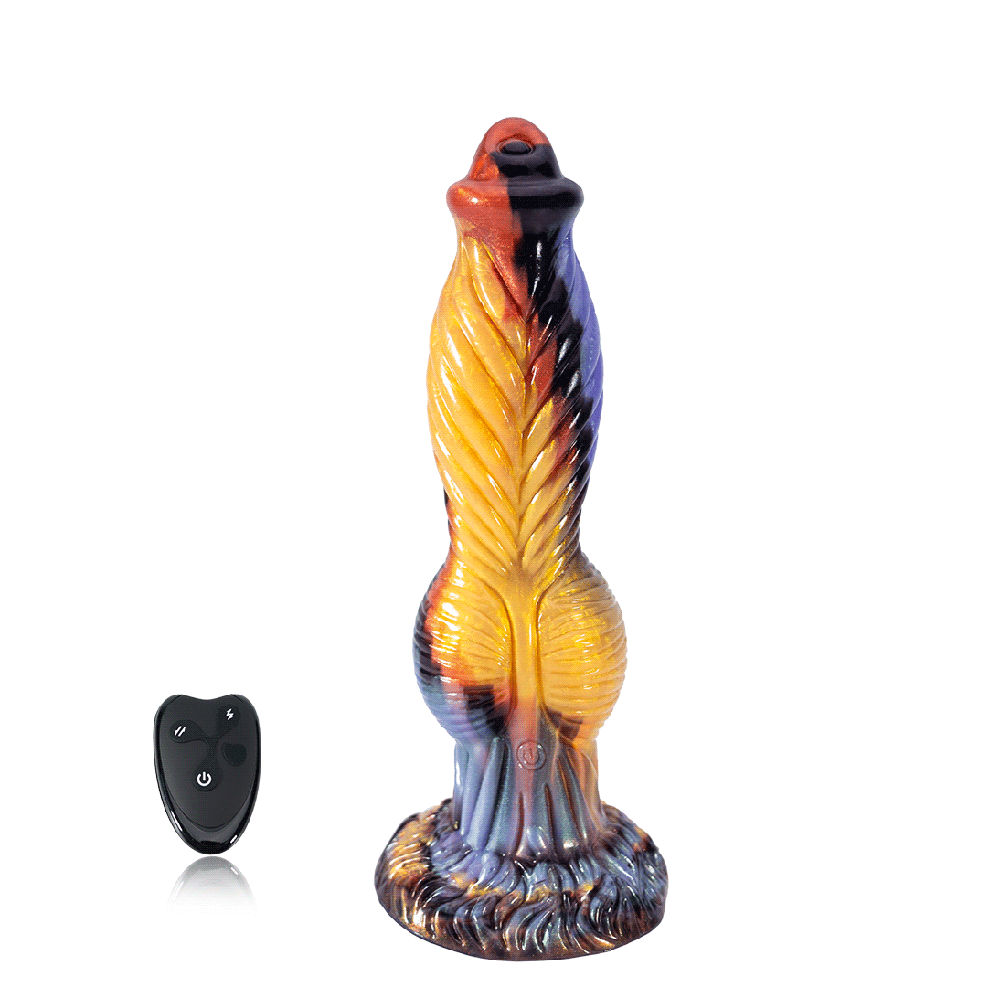 Phoenix Oculus 7 Thrusting & 7 Vibrating Dildos 10 Inch