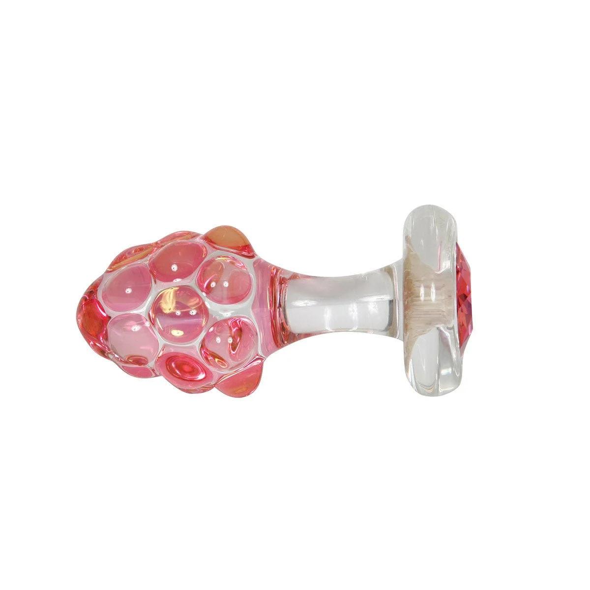 Pineapple Delight Butt Plug, Pink Crystal