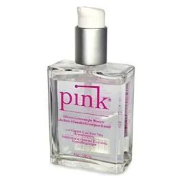 Pink Silicone Lubricant For Women With Vitamin E Aloe Vera 4 Oz