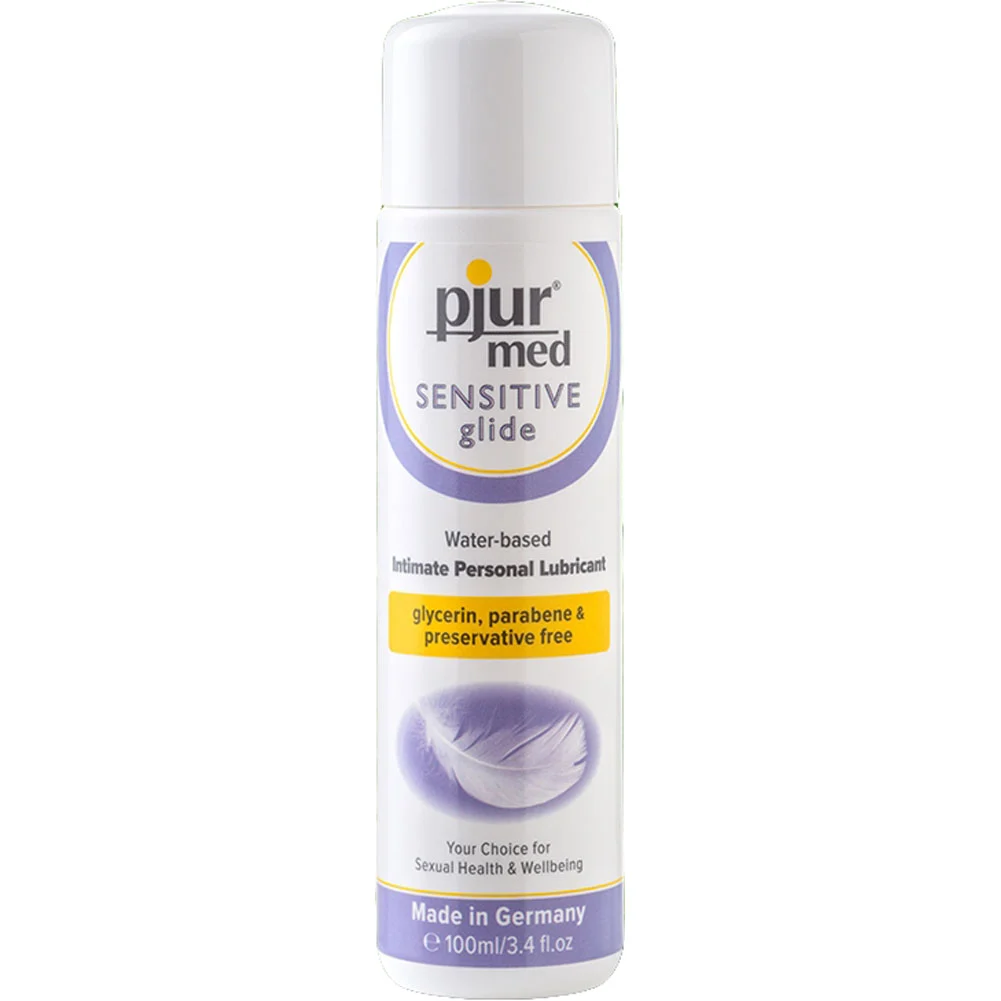Pjur Med Sensitive Glide Water Based Personal Lubricant, 3.4 fl.oz (100 mL)