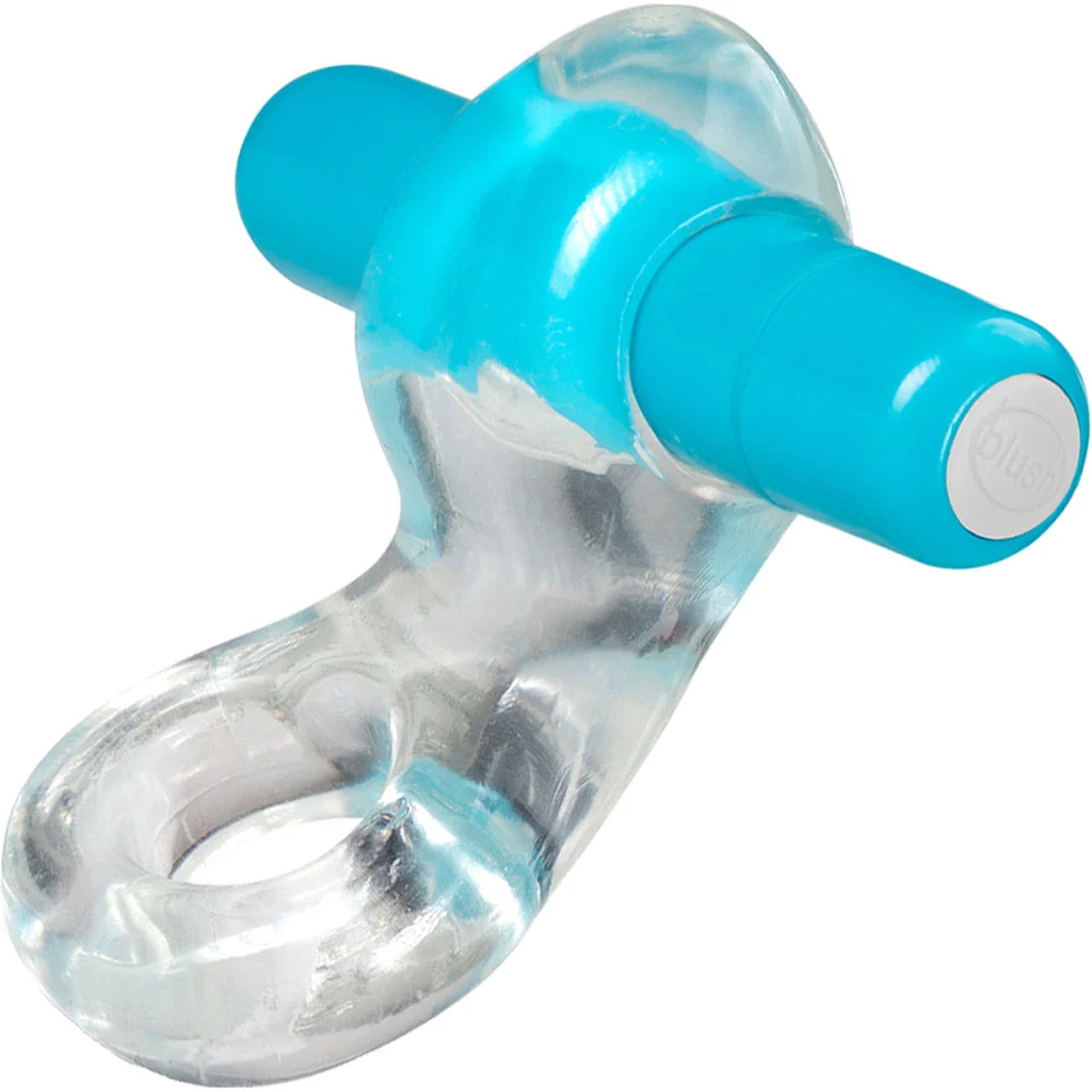 Play with Me Delight Vibrating C-Ring, Blue