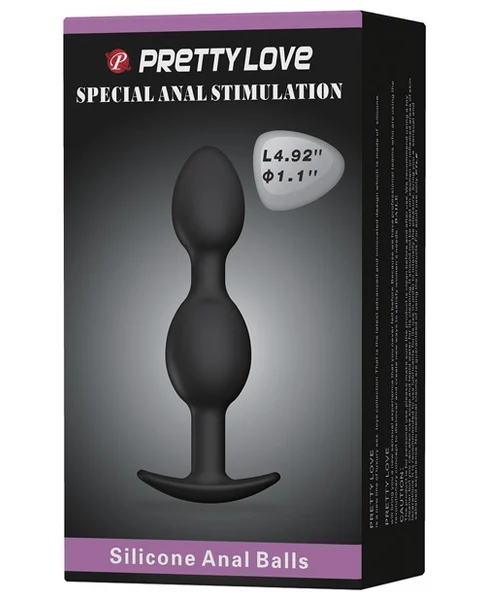 Pretty Love Anal Plug 4.92" w/ Ball